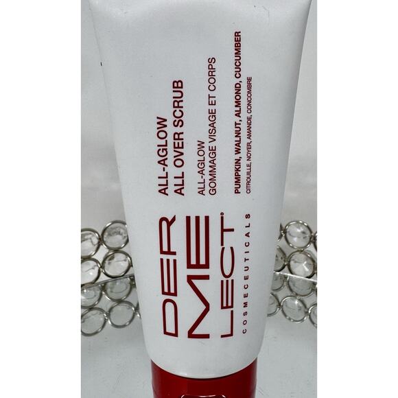 DERMELECT All-Aglow All Over Scrub. 3.3 fl. oz Full Size - No Box-Sealed. - Picture 2 of 4